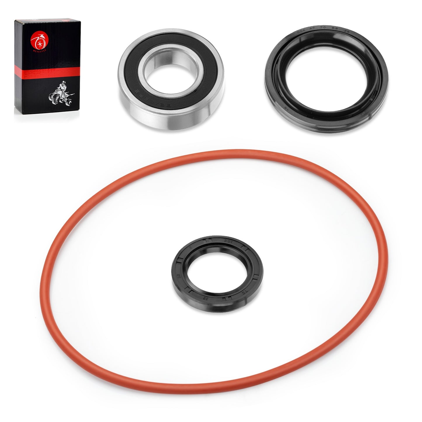 Rear Brake Drum Bearing and Seal Kit for Yamaha Grizzly 350 (2007–2014)