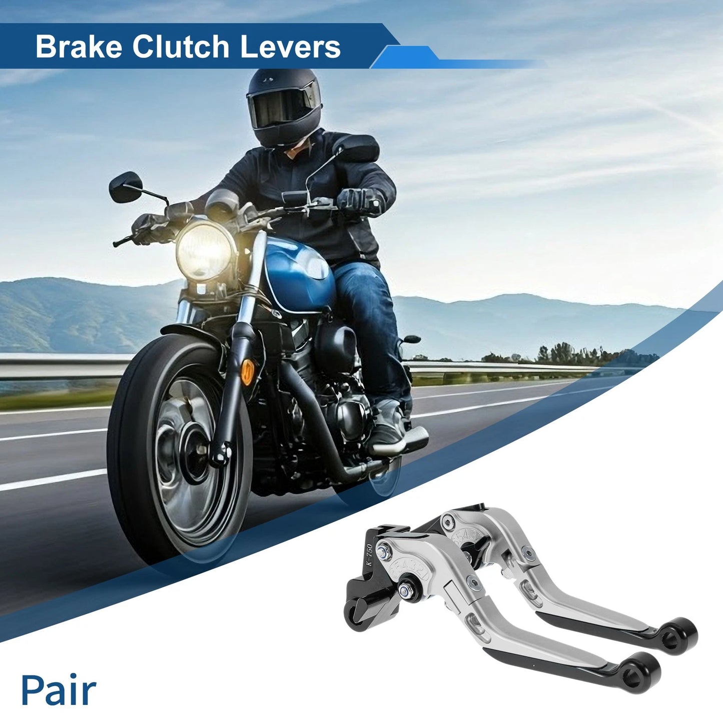 Adjustable Brake Clutch Levers for Kawasaki Ninja650R (2009–2016)
