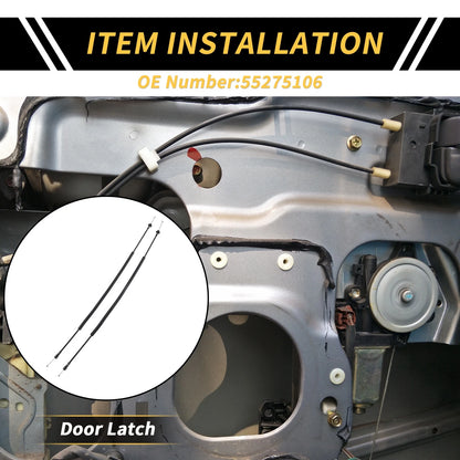 2X Door Latch Release Cable for Dodge Ram 1500 2500 3500 (No. 55275106)