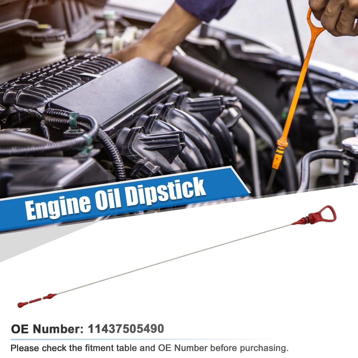 1 Pcs Engine Oil Fluid Level Dipstick for BMW 3 Series E46