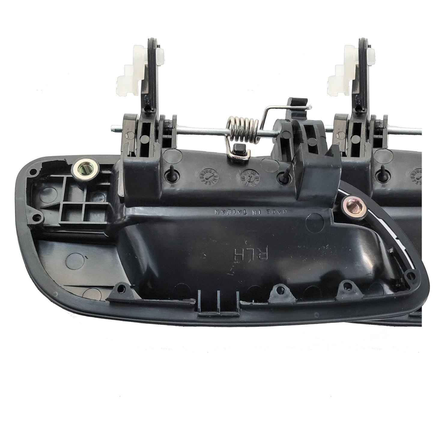 Rear Left Outer Door Handle Smooth Black for Hyundai Elantra (2000–2006)