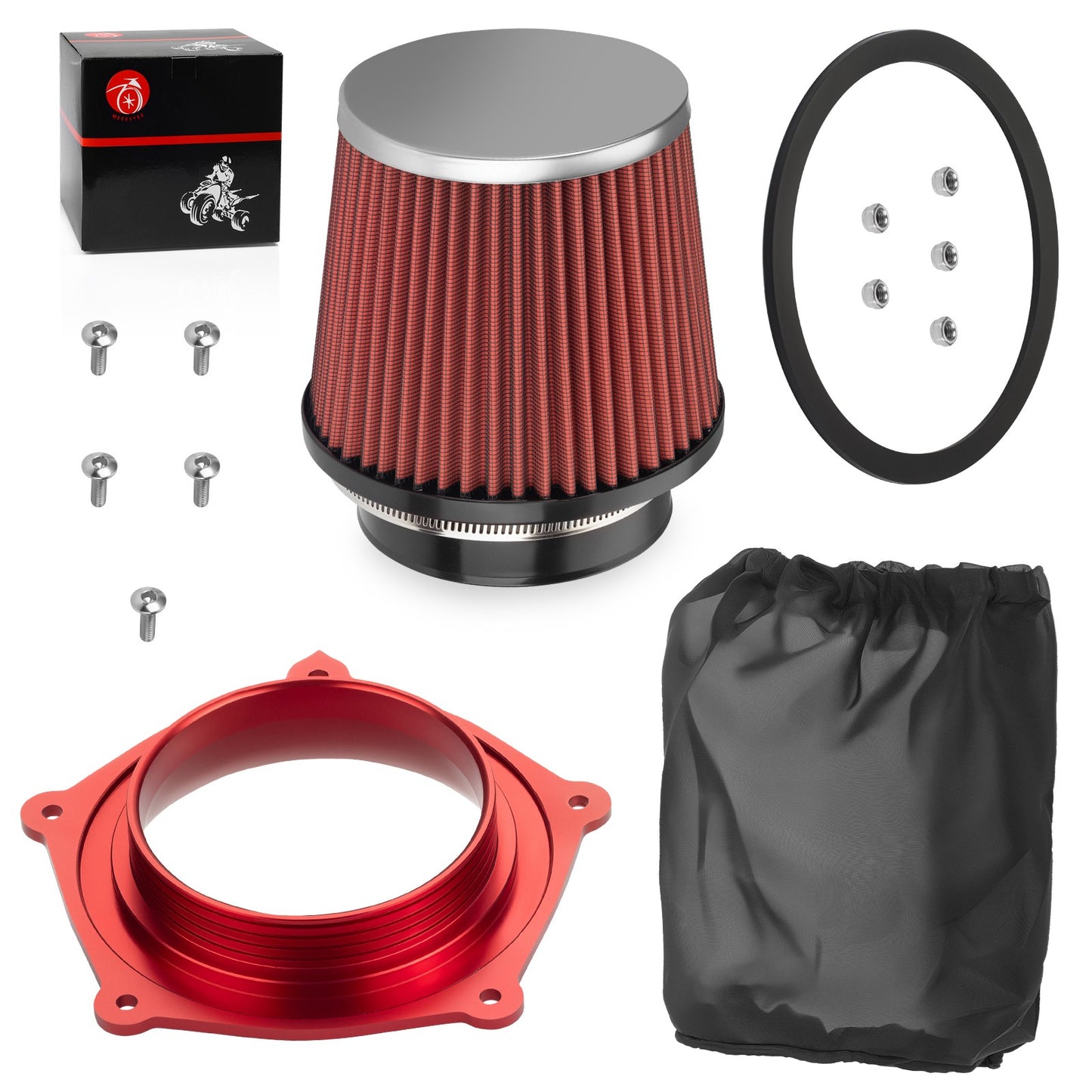 Air Cleaner & Guide Holder with Bolt Kit for Yamaha YFZ450R (2009–2024)