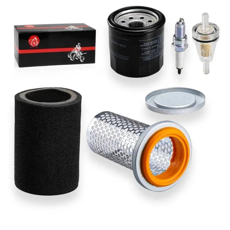 Air Filter & Guide Cage Cap Oil Filter for Yamaha Kodiak 400 450 (2006–2014)