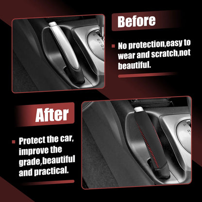 Faux Leather Handbrake Cover for Subaru Impreza Outback Legacy (2008–2017)