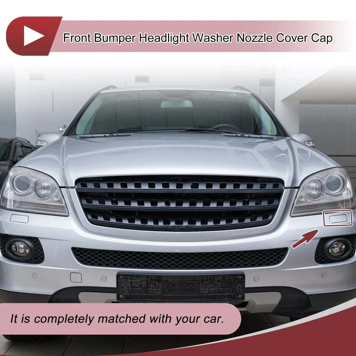 Front Left Washer Nozzle Cover for Mercedes-Benz ML350 (2003-2011)
