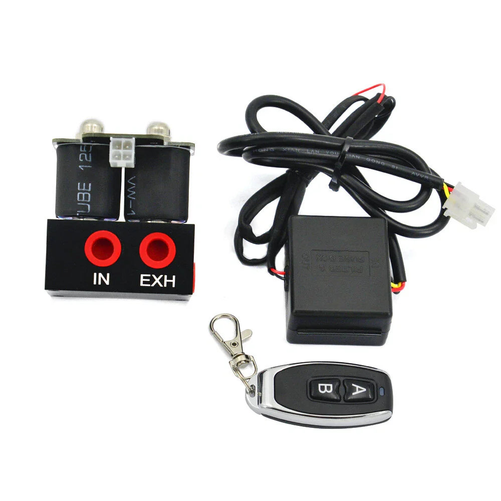 12V 200PSI Air Suspension Manifold Double Solenoid Valve Set for Car (N/A)