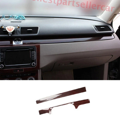 Wood Grain Console Dash Strip Trim for Volkswagen CC (2013–2017)
