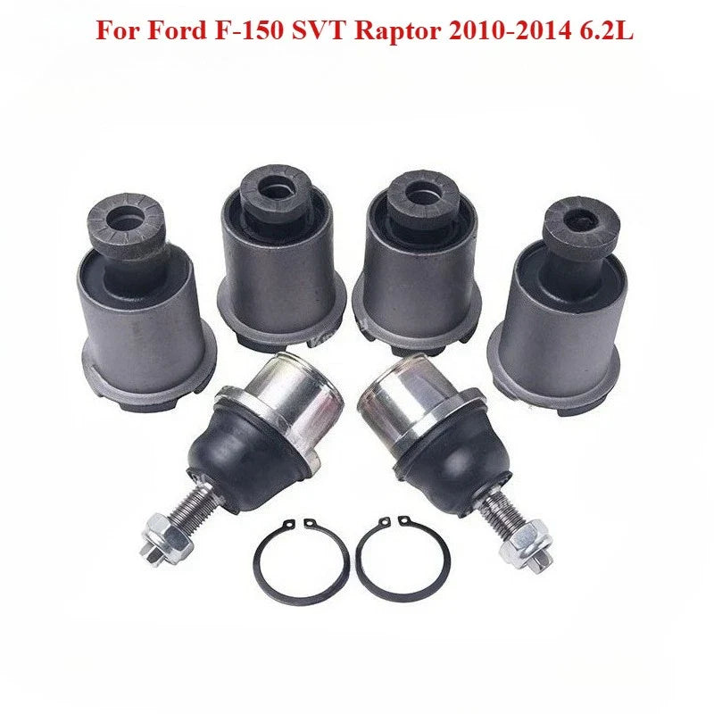 6x Front Control Arm Ball Joint Kit for Ford F-150 SVT Raptor (2010–2014)