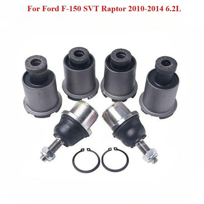6x Front Control Arm Ball Joint Kit for Ford F-150 SVT Raptor (2010–2014)