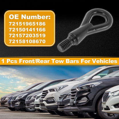 Tow Bars for BMW 3 Series E46 (1997–2006) Front/Rear Tow Hook Metal Black