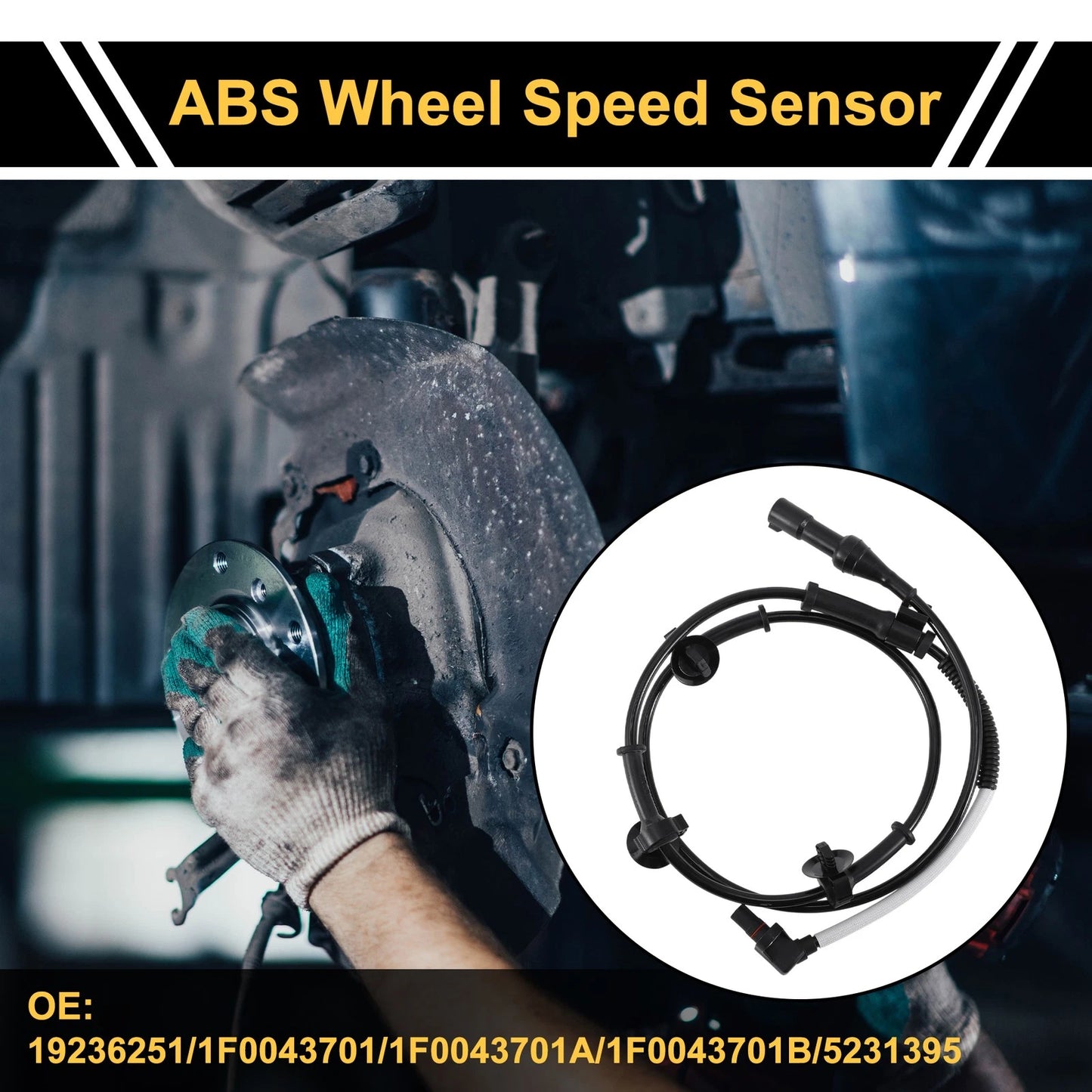 ABS Wheel Speed Sensor No. 19236251, 1F0043701 for Ford Ranger (2000–2009)