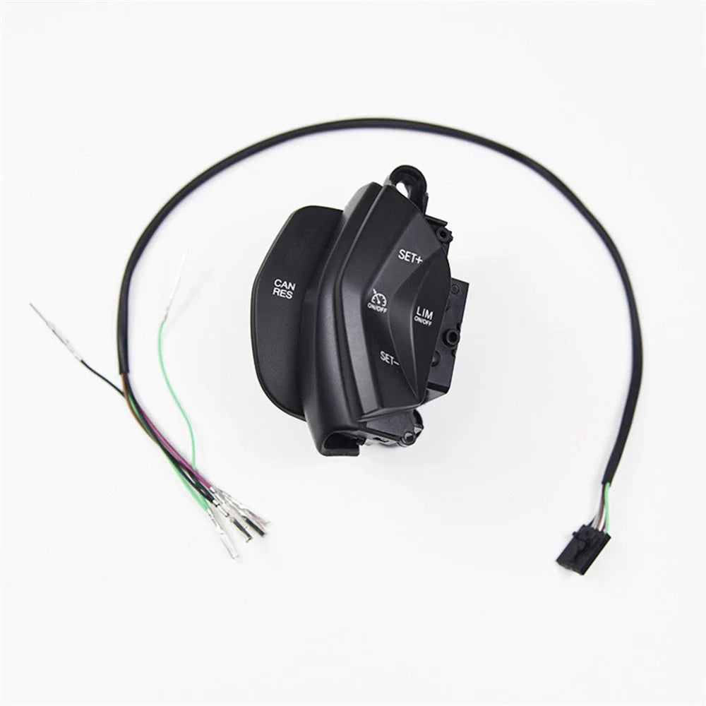 Cruise Control Switch w/ Wiring Harness for Ford Focus, Kuga