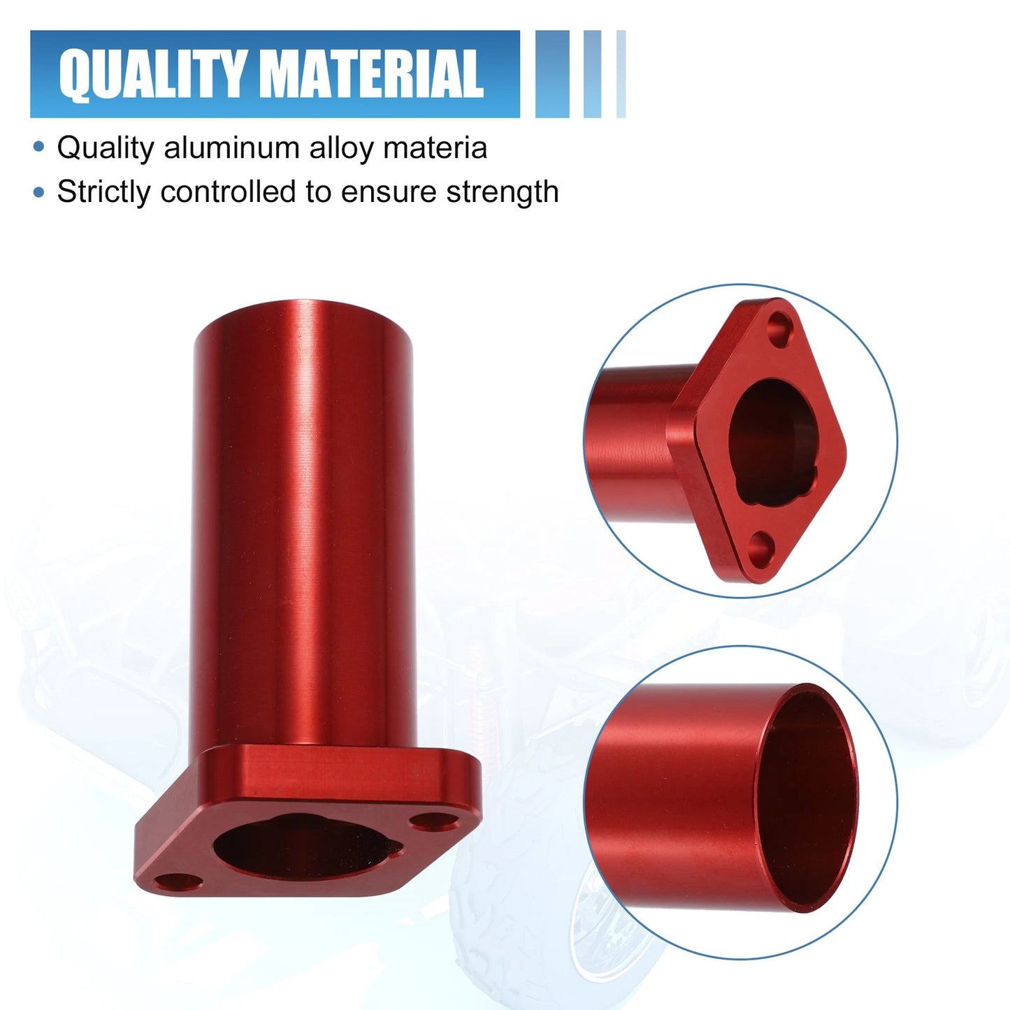 Racing Intake Pipe Kit for Mini Bike Go Kart (Universal) - Red
