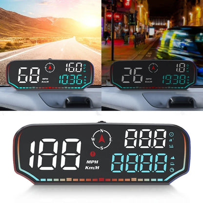 5V GPS Speedometer Heads Up Display for Car KMH