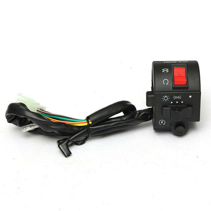 7/8" Handlebar Headlight Horn Turn Signal Switch for Motorcycle