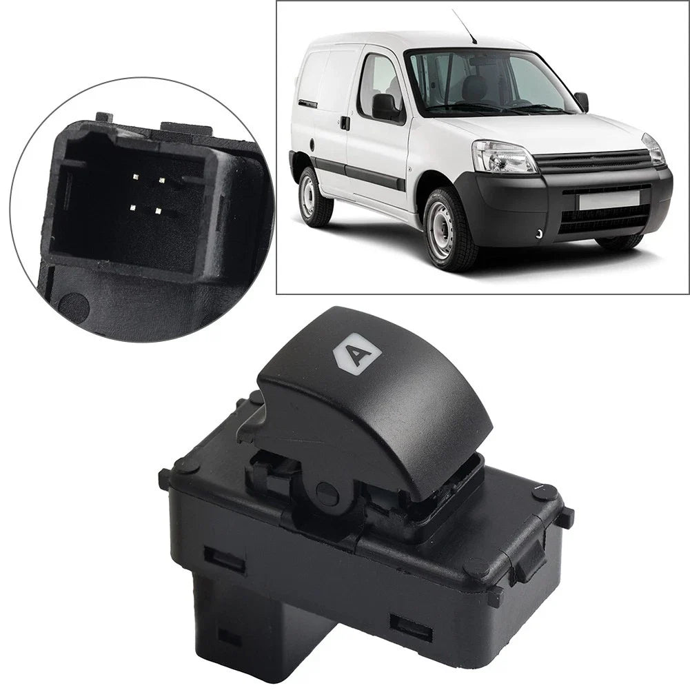 Electric Window Switch for Citroen Berlingo, C4, Peugeot (2006-2018)