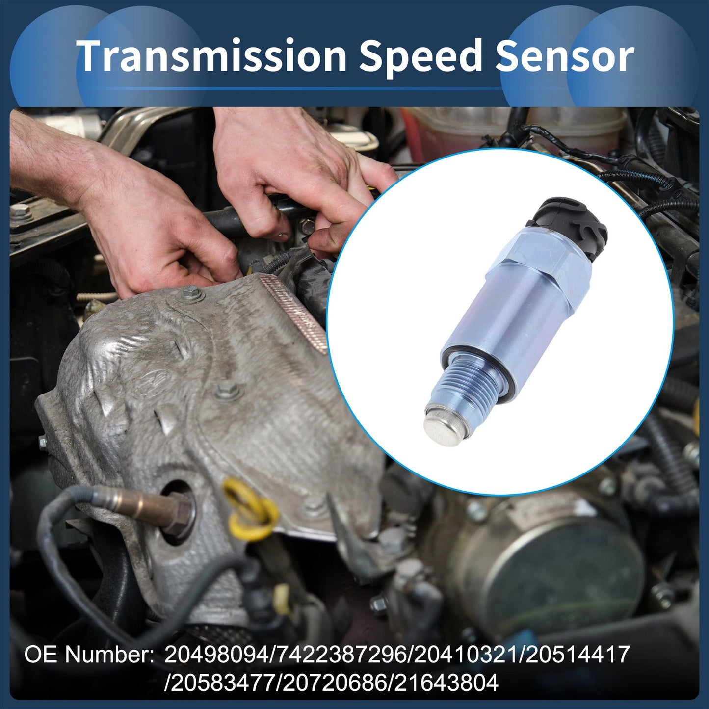 1 Pc Transmission Speed Sensor for Renault Magnum (1998-2013)