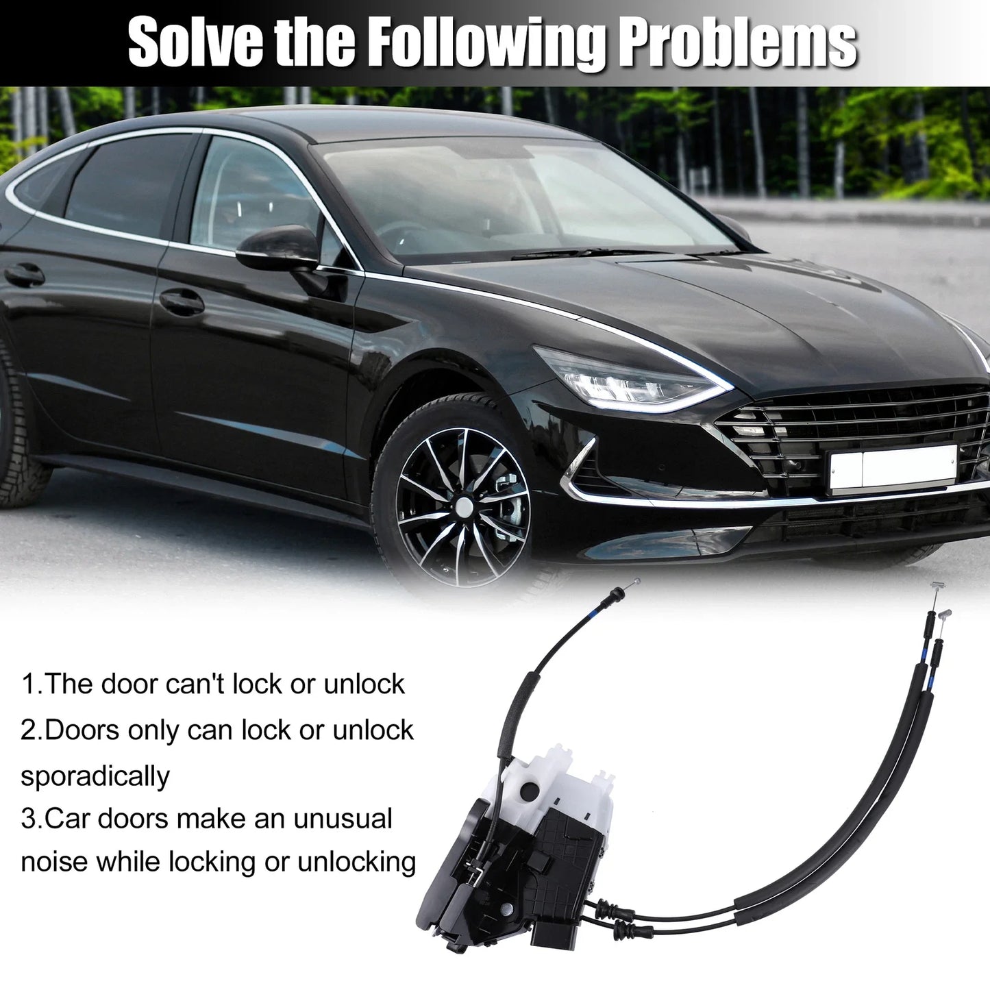Rear Right Door Latch Lock Actuator for Hyundai Tucson (2016-2019)