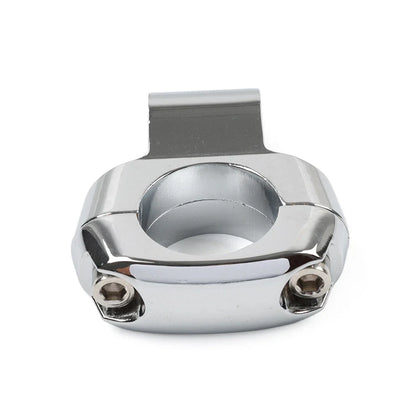 Handlebar Mirror Mount Clamp for Harley Dyna Fatboy