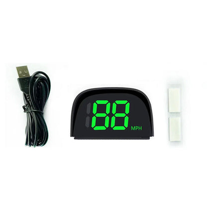 Digital HUD GPS Head-Up Display Speedometer for Car - MPH Green