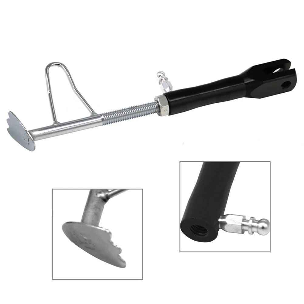 Adjustable Non-Slip Black Motorcycle Foot Side Stand for Make & Model