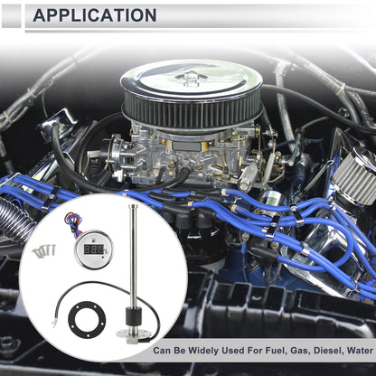 Fuel Sending Unit and Gauge Kit 240-33 Ohm for Boat Car Truck