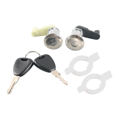 Set of 3 Door Lock Cylinders for Citroën
