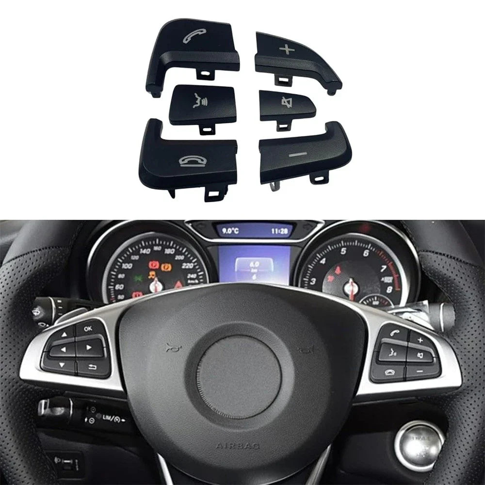 Steering Wheel Volume Control Switch Buttons for Mercedes A B GLA GLS (2013-2023)