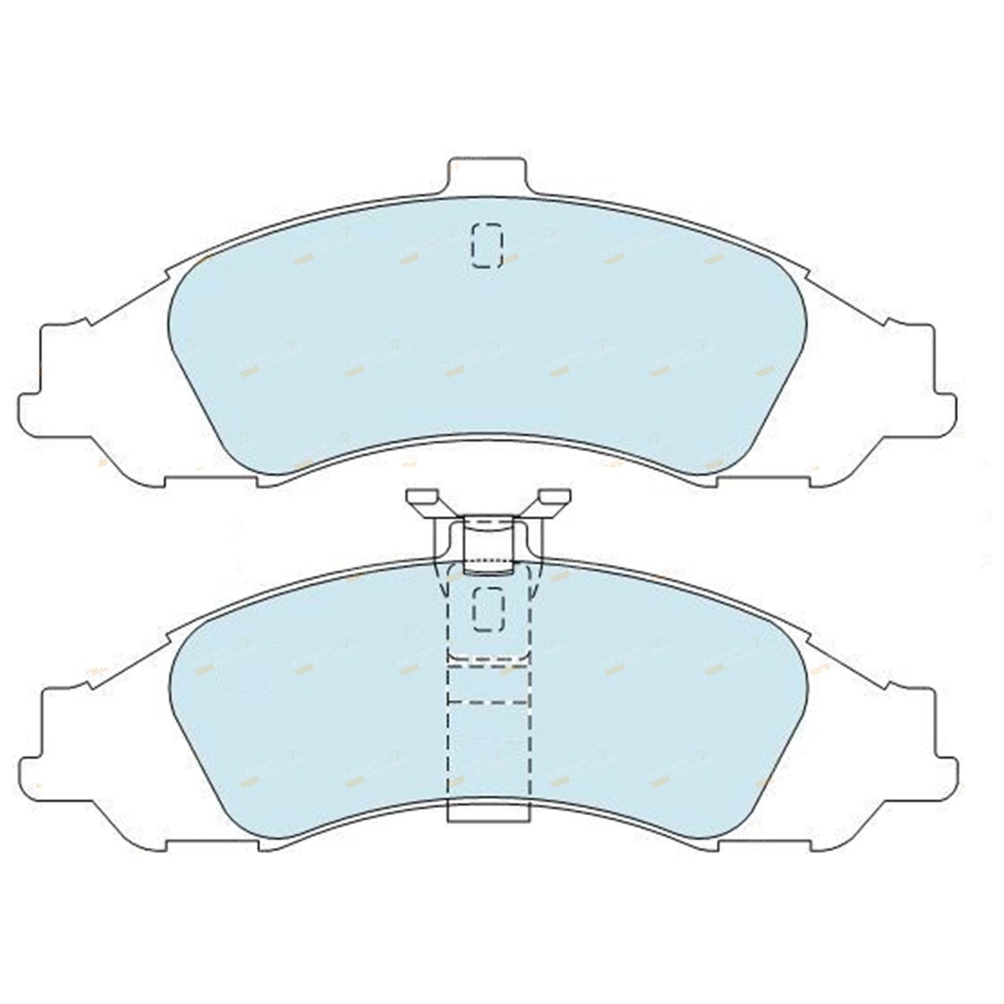 Set of 4 Bendix Ultimate Disc Brake Pads for Commodore VT VX VU VY VZ (1997–2006)