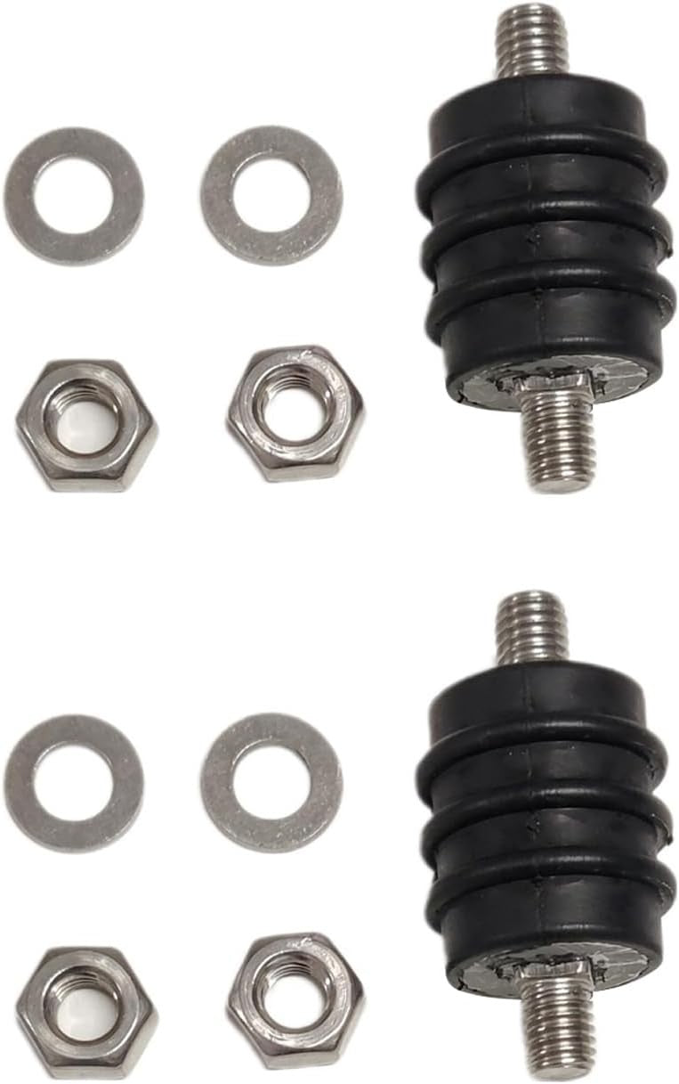 Set of 2 Upper Front Motor Mounts for Johnson Evinrude Outboards (20-35)