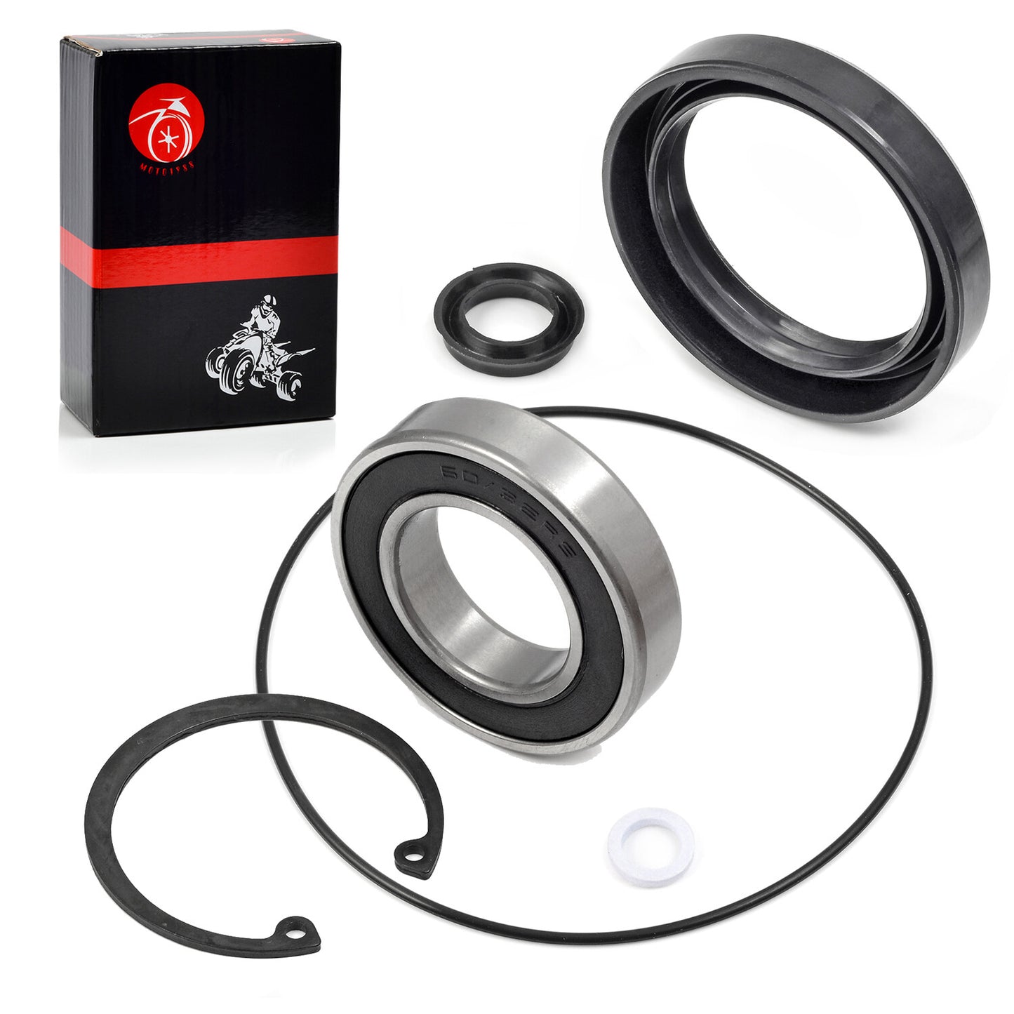 Rear Axle Rebuild Kit and Seals for Honda TRX250 Recon (1997–2017)
