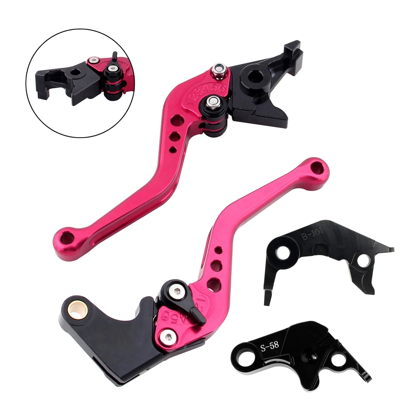 CNC Brake Clutch Levers for Kawasaki Z650 Z900 Versys 1000 (2017–2023)
