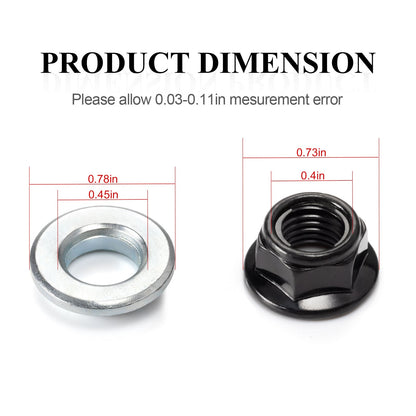 Wheel Nut with Washer for Yamaha Warrior 350 YFM350X (1995–2003)