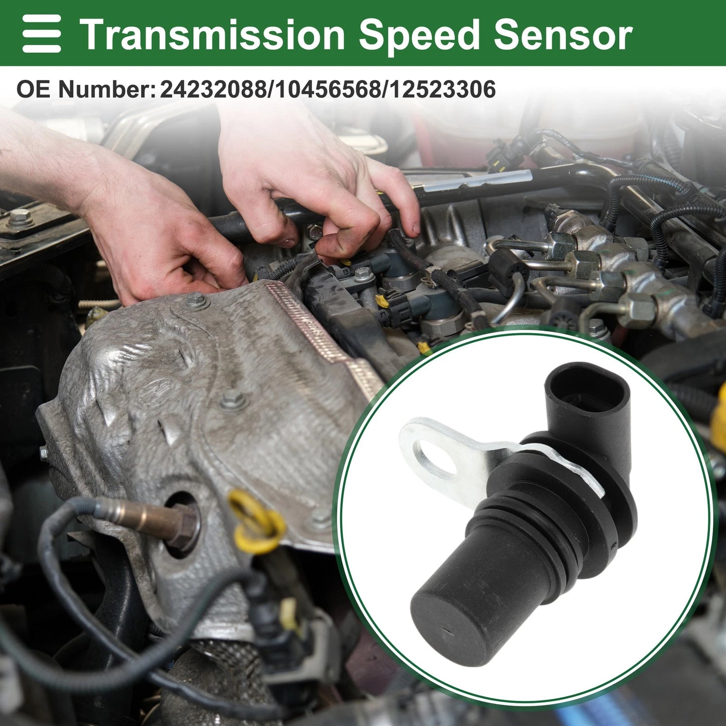 1 Pc Transmission Speed Sensor No.24232088 for Chevy Silverado 2500 3500 (2001–2002)