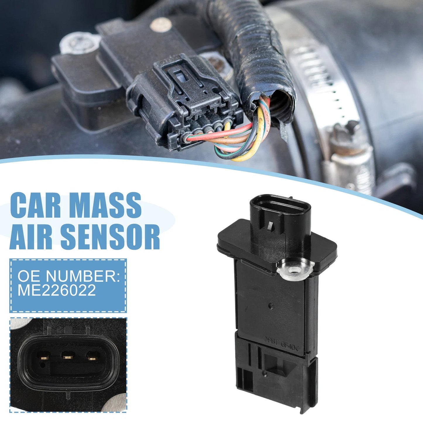 Mass Air Flow Sensor for Mitsubishi (No.ME226022)
