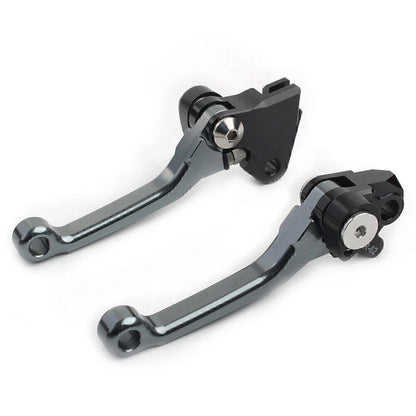 Dirt Clutch Brake Levers  GREY for Kawasaki KX450F (2006-2012)