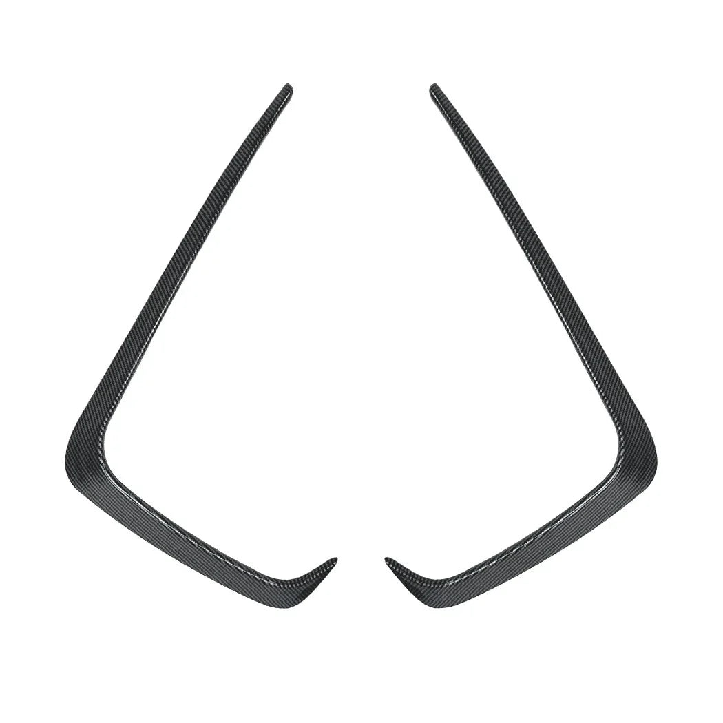 Carbon Look / Front Bumper Side Fin C Canards Splitter for Subaru WRX STI VA