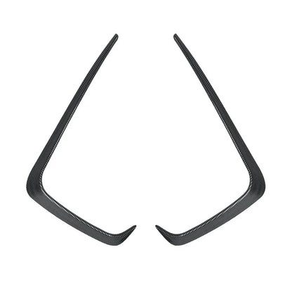 Carbon Look / Front Bumper Side Fin C Canards Splitter for Subaru WRX STI VA