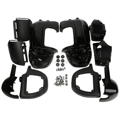 Black Lower Vented Leg Fairing for Harley Touring Tri Street Glide (1983-2013)
