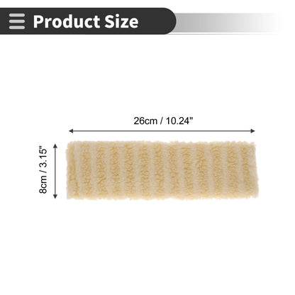 Set of 2 Yellow Seat Belt Cover Pads for Universal Fit (26cm)