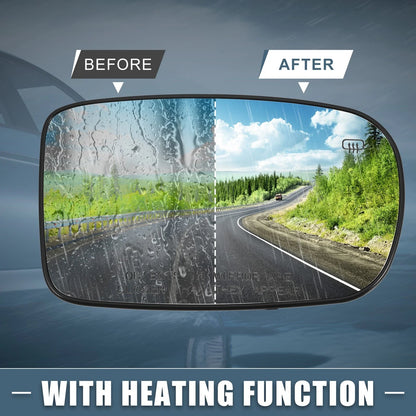 Heated Mirror Glass Right for Chrysler 200, Dodge Charger (2011-2021)