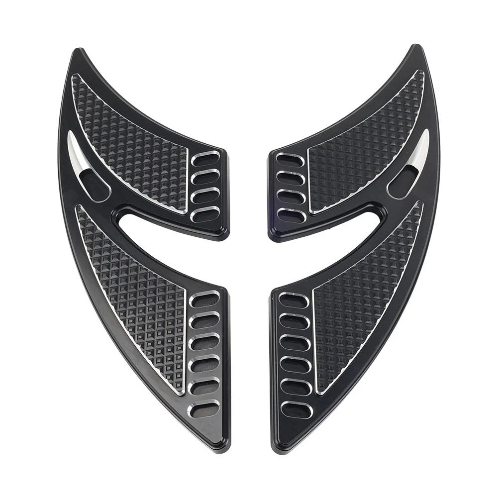 1 Pair Cut Rear Floorboards Footpegs for Harley Touring (1993–Present)
