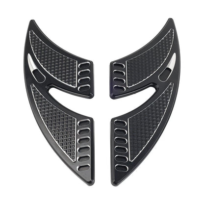 1 Pair Cut Rear Floorboards Footpegs for Harley Touring (1993–Present)