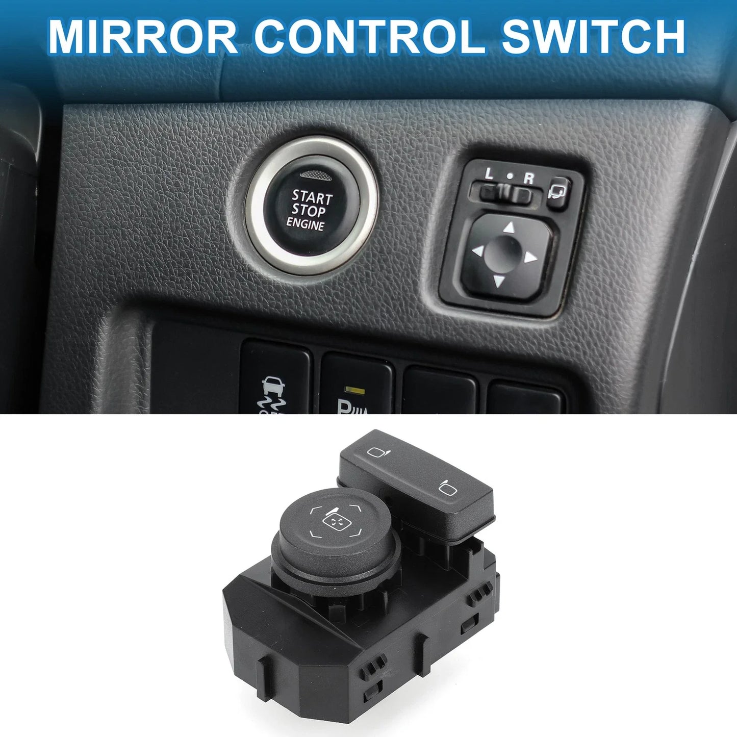 Car Mirror Switch for Chevrolet Silverado 1500, Suburban, Tahoe (2007-2014)
