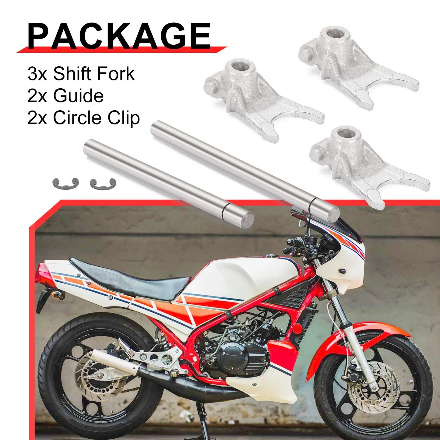 Shift Fork Guide Circle Clip for Yamaha Banshee YFZ350/RZ350 (1984–2006)