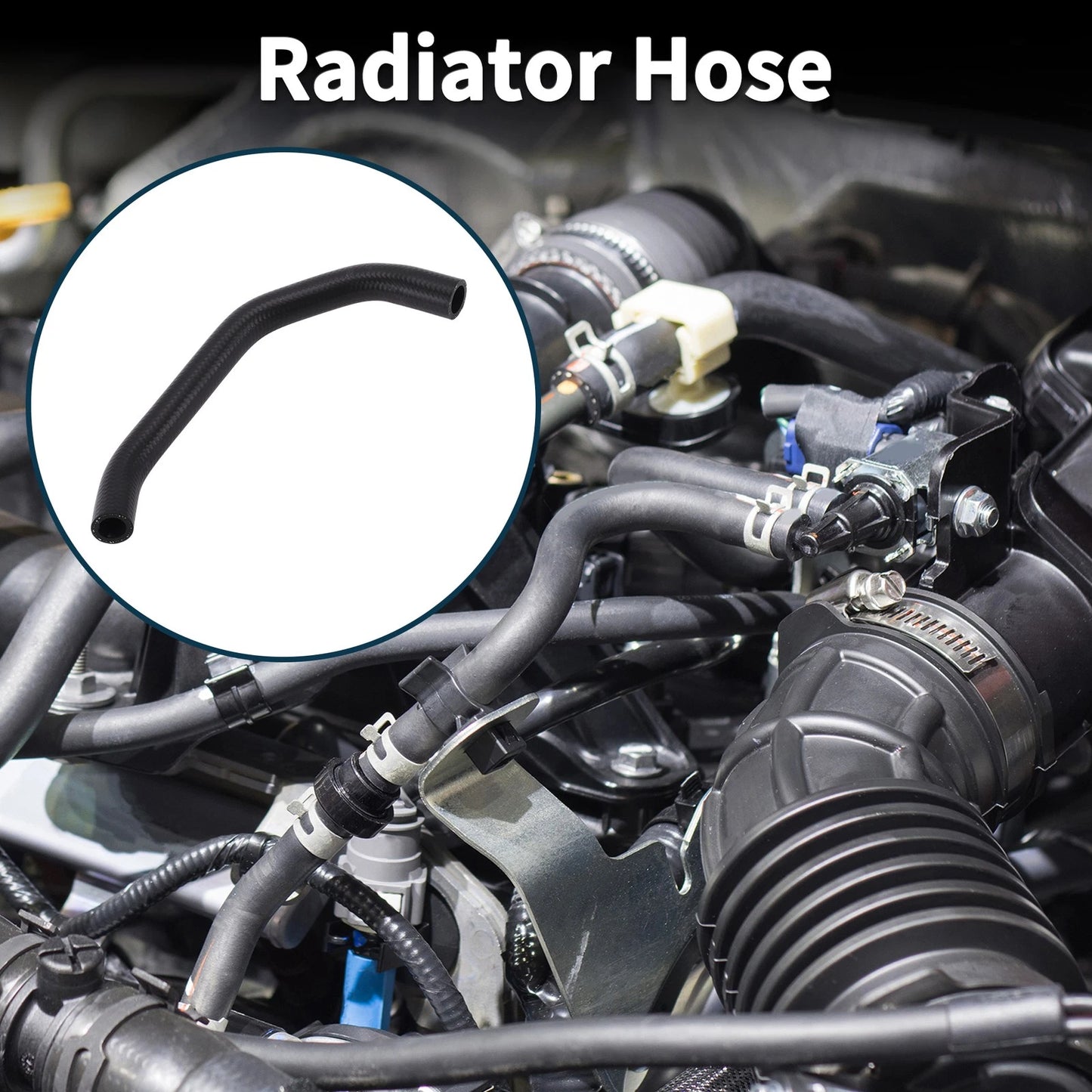 Radiator Hose for Porsche Cayenne (2006–2009) No. 94810645702 Rubber
