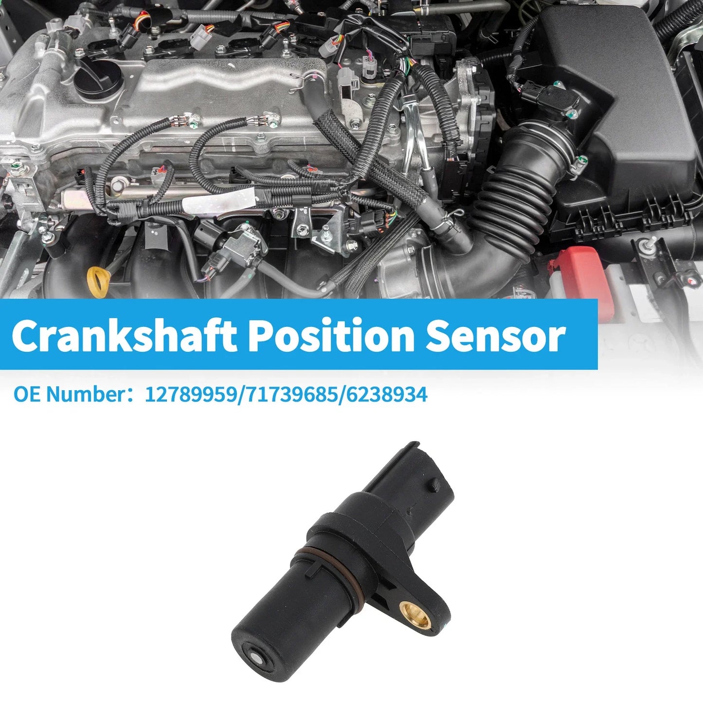 Crankshaft Position Sensor for Chevy Cobalt SS 2.0 2005-2007 (1 x Black)