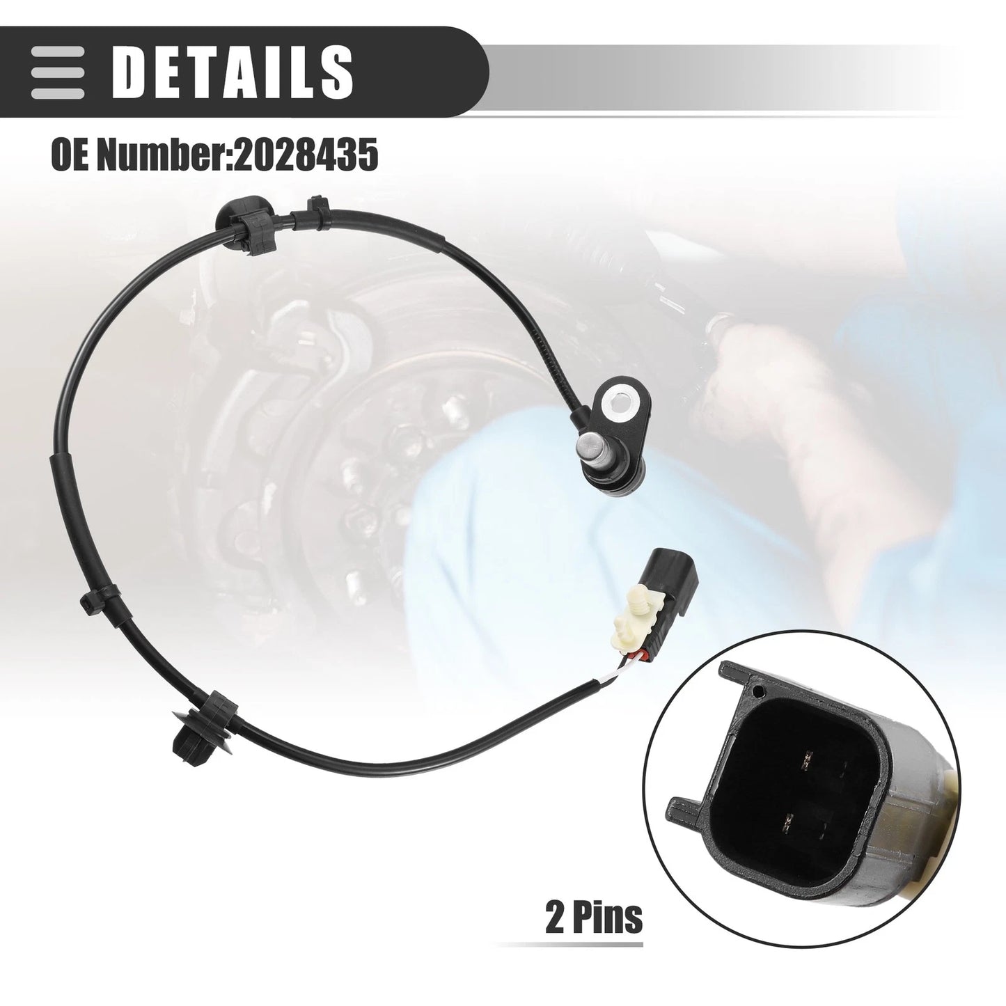 ABS Wheel Speed Sensor DB392C190AC for Ford Ranger T64 2.2 TD (2011–2022)