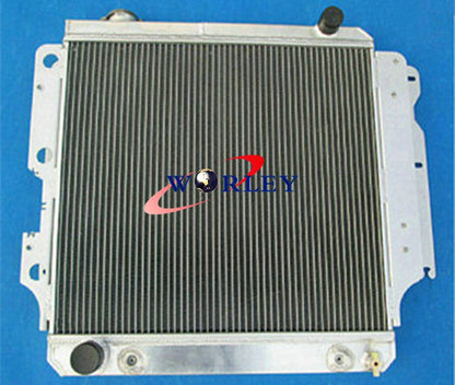 Set of 4 Aluminum Radiator & Shroud Fan for Jeep Wrangler YJ TJ LJ (1987–2006)