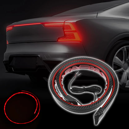 Car Spoiler with Red LED Light